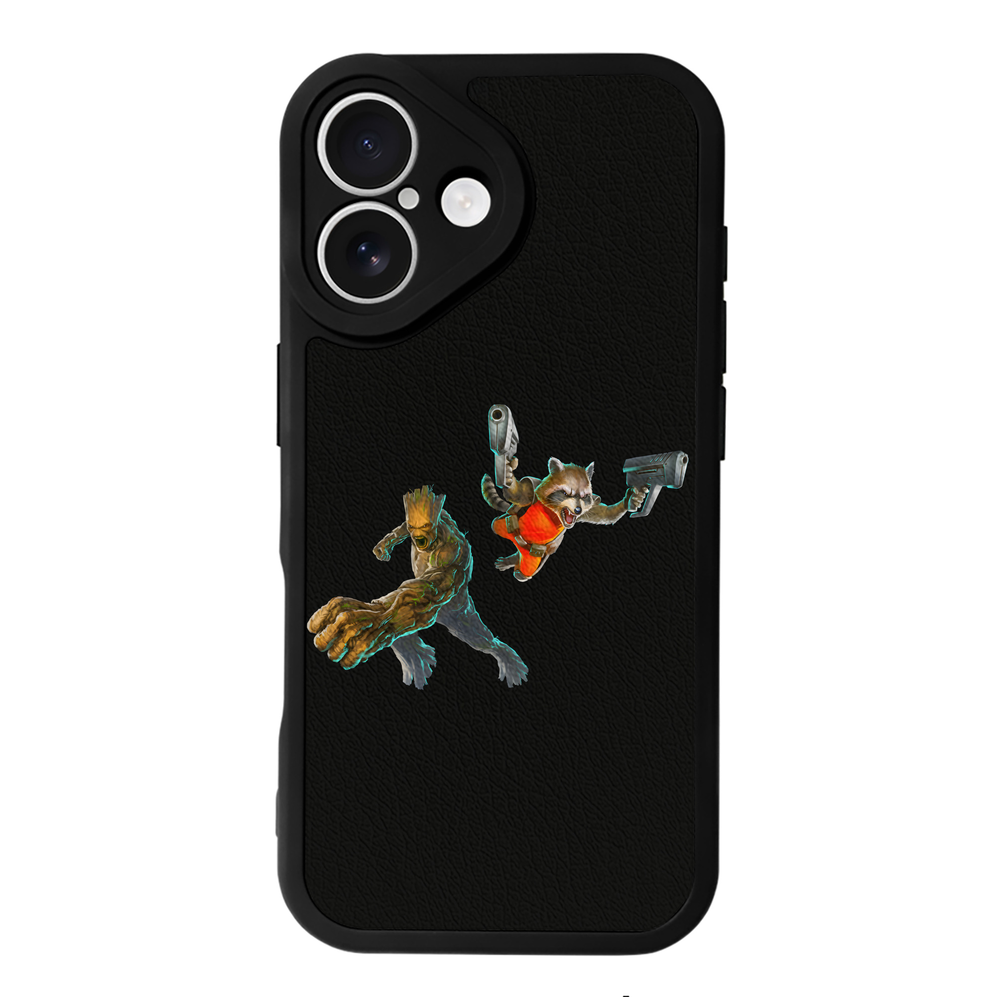 （画像用） アベンジャーズ The Avengers 【iPhone 16シリーズ対応】シリコンスマホケース（レザー調） 材質：シリコン
